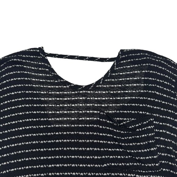 Free People Angel Island Stripe Hacci Sweater Open Back Women's Size Small - Picture 5 of 8